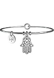 KIDULT - BRACCIALE IN ACCIAIO 316L CON CIONDOLO MANO DI FATIMA - PROTEZIONE - COD 231547