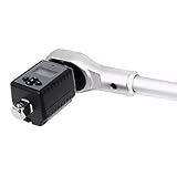 LED-Typ: Rot ChaRLes 1/2Zoll 10-200Nm Digital Drehmomentschlüssel Einstellbar Professionelle Elektronische Drehmomentschlüssel Bike Auto Reparatur Mit 2 Pcs Adapter