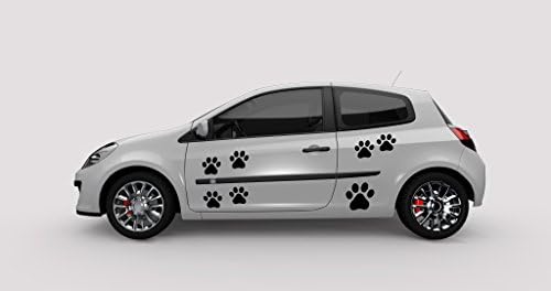106 Dog Paw Prints - Mixed Sizes -