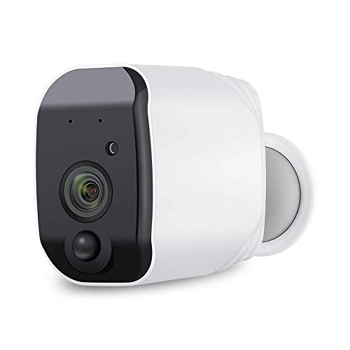 Preisvergleich Produktbild CTVISON Wireless batteriebetriebene Überwachungskamera Home Surveillance IP Kamera wiederaufladbare hohe Kapazität 6800mAh mit Night Vision & PIR Alarm für Elder / Baby / Pet Dog