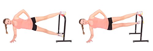 SportPlus Fitness Rack Pro, Höhe 70 cm, für Dips, Beinlifts, Liegestütze und mehr, Benutzergewicht bis 120 kg, Sicherheit geprüft nach EN ISO 20957-1, EN 957 - 5