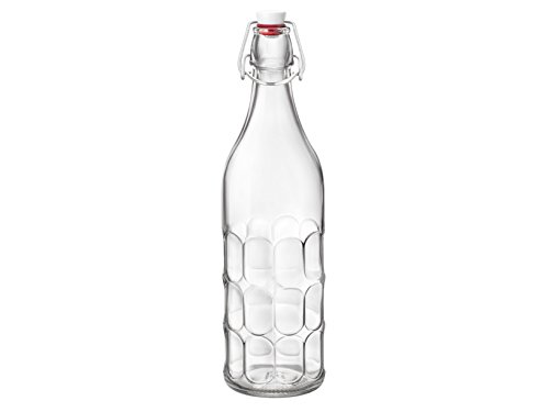 Bormioli Rocco 1205710 Botella C/hermetico 1L, 8,5 x 8,5 x 32 cm