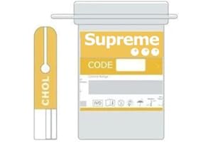 MILLERMED Replacement Cholesterol/Glucose/Uric Acid Strips for The Black Supreme (Benecheck) Meter (Will not fit The White Meter) (Cholesterol (Yellow) x 10)