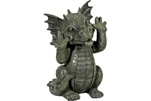 NIANWUDU Statue de jardin dragon grimaçant