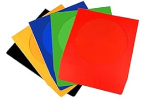 UNBRANDED Best Price Square CD Sleeves, Paper, Colour, 50PK PS0750M by