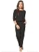Black Solid Jumpsuit by Magnetic Designs RS.909.00