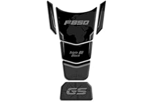 AZGRAPHISHOP Protector de deposito de resina 3D, compatible con BMW F 850 GS Adventure 2022 GP-757 (negro)