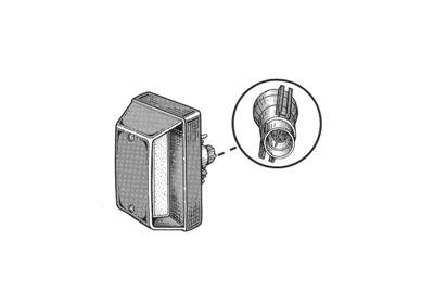 Van Wezel 330920 Lampe de plaque de police