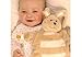 Award Winning Sleepytot Big Bunny Colour Cream : PLUS One Pair of Sock Ons 0-6 Months in White Ideal Gift
