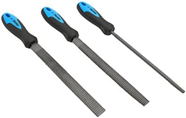 Fixtec Wood File Set 3 - Pieces 8'' / 200 mm Engineer Consists of Flat File / Half round File / Round File
