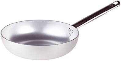 Pentole Agnelli ALMA111B28 Alluminio Professionale 3 mm, Padella Alta Svasata per Saltare con Manico Tubolare, 28 cm