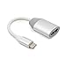 Produktbild Happysdh Neuer Konverter / Adapter / Adapter Universal USB-C USB 3.1 Typ C zu HDMI Konverter Adapterkabel für Computer (Silber)