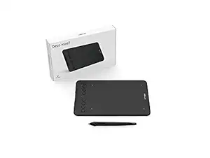 XP-PEN Deco Mini 7 Graphics Tablet 17.78 cm x 11.09 cm (7 x 4.37 Inch) Pen Tablet with 8192 Levels Pressure Sensitivity Battery-Free Stylus, 6 Customizable Shortcut Keys & Android Support