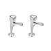 Deva Profile DCM spec103 High Neck Spültischarmatur mit Gegenmuttern aus Metall, verchromt