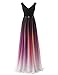 Price comparison product image Clearbridal Women's Formal Chiffon Prom Dress Gradient Color Bandage Maxi Dress Bridesmaid Gown SD341 UK12