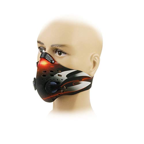 Preisvergleich Produktbild OOFAY Staubmaske, warme Winterwindschutzmaske schützt vor Staubabsaugung Smog-Pollen-Allergie beim Laufen, Radfahren, Skilaufen und Anderen Outdoor-Aktivitäten,3