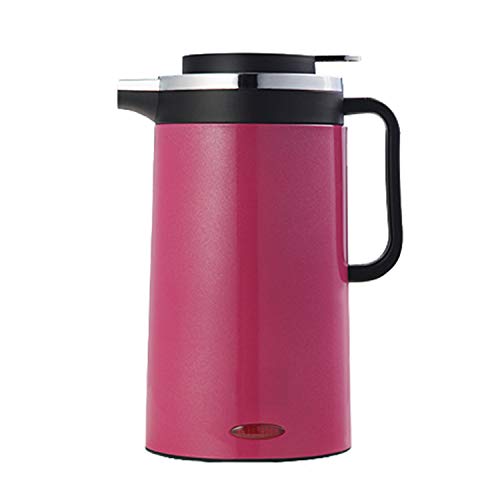 Bouilloire lectrique - ZHESHEN Bouilloire D'isolation Compacte  Double Couche, 1,8 L, Acier Inoxydable Poli, Protection Anti-bullition  Mise Hors Tension Automatique(Red)
