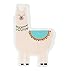Produktbild Blue Panda Cocktailservietten - 50er Pack Luncheon Servietten, Einweg-Papierservietten Lama Partyangebot für Geburtstag, Fiesta, 3-lagig, Lama Gestanzt formte Entwurf, Klapp 4,2 X 6,25 Inches Weiß