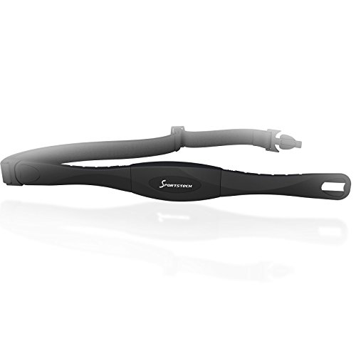 Sportstech Pulsgurt Herzfrequenz Pulsmesser mit Brustgurt für Herzfrequenztraining mit Laufband Ergometer, Crosstrainer, Ellipsentrainer und Rudergeräte