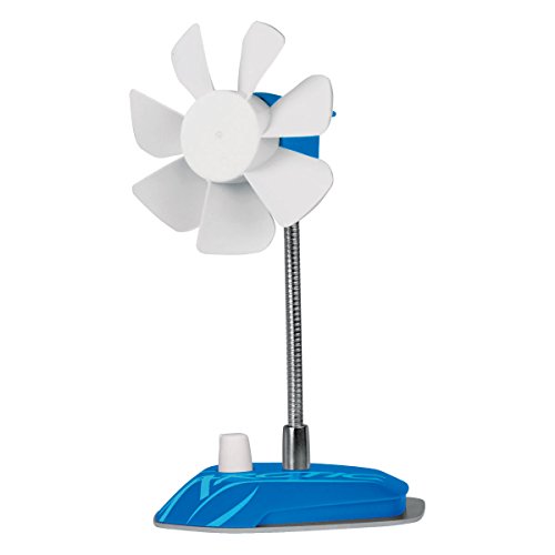 ARCTIC Breeze Blau - USB Tischventilator mit flexiblem Hals und einstellbarer Drehzahl - 800 - 1.800 U/min