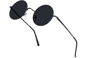 ANYLUV Sonnenbrille Herren Polarisiert, Runde Sonnenbrille Herren Damen Klassische mit UV-Schutz