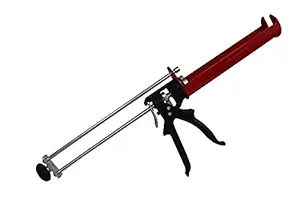 Drona Smooth Dual Cartridge Caulking Gun Silicone Guns Thermo Gluegun Repair Heat Tools for Wall/Floor sealant Tile Construction Tool Chemical Dispenser (Multicolor)