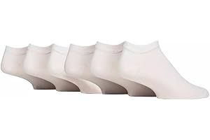 SOCK SHOP GENTLE GRIP 6 Pairs IOMI Diabetic Gentle Grip Trainer Socks UK 6-11