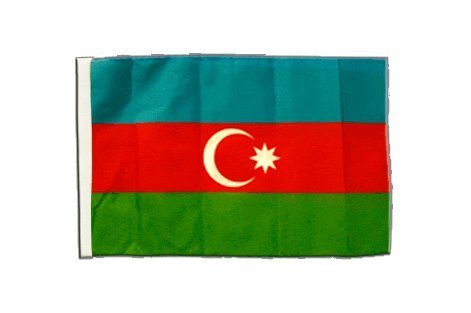 Flaggenfritze® Flagge Aserbaidschan - 30 x 45 cm