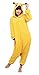 Produktbild Minetom Pyjama Jumpsuit Tieroutfit Tierkostüme Schlafanzug Tiger Cosplay Sleepsuit mit Kapuze Erwachsene Unisex Lounge Fleece-Overall Kostüm Weiche Hausschuhe Bärentatze ( Pikachu EU S )