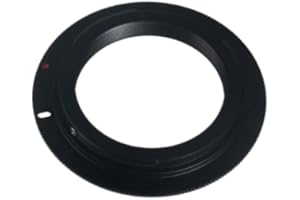 EppoBrand M42 Monture d'objectif vers EOS EF/EF-S Bague adaptateur compatible avec les appareils photo Canon avec puce de confirmation AF (sans puce de confirmation AF)