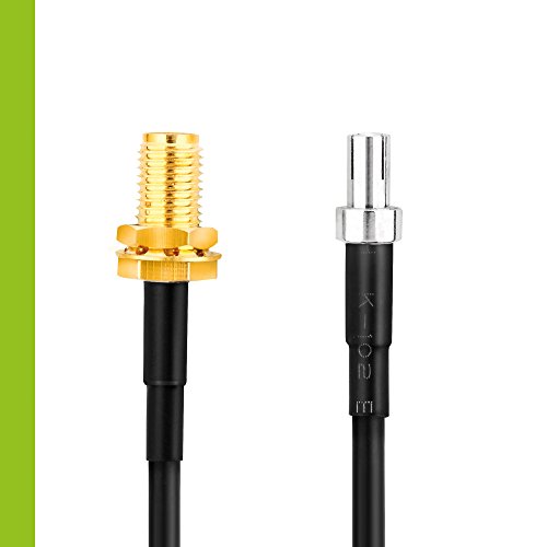 Adaptare 60684 Pigtail TS9-Stecker/Weibliche SMA-Buchse 20 cm (7,9 Zoll) - 2