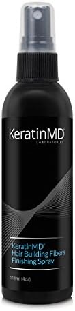 KeratinMD Hair Building Fiber Finishing Spray (Alcohol Free) (4oz)