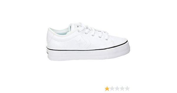 Converse Star Replay Platform Low Top 565250C White - White - 36 EU :  Amazon.de: Shoes \u0026 Bags