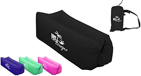 US Lounger Night Fast Inflatable Portable Outdoor or Indoor Wind Bed Lounger, Air Bag Sofa, Air Sleeping Sofa Couch, Lazy Bed for Camping, Beach, Park, Backyard