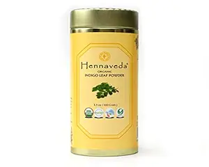Hennaveda Organic Indigo Powder For Hair 100 x 2 g.