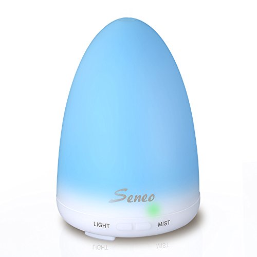 Seneo 100ml Luftbefeuchter, Aroma Diffusor mit 7 Farben LED Lichter