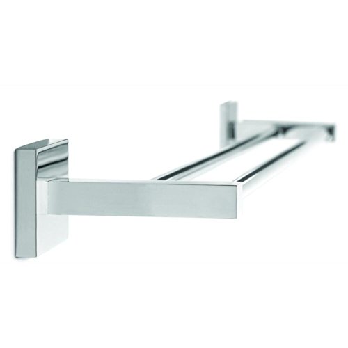 Preisvergleich Produktbild Croydex QB512941YW 26-Inch Brompton Double Towel Rail, Chrome by Croydex