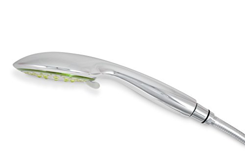 Puralux ECO 170 Green – Wassersparender Duschkopf mit 3 Strahlarten. Das Venturiprinzip reichert das Duschwasser mit Sauerstoff an und sorgt so für ein erfrischendes Duscherlebnis mit einem dennoch kraftvollen Strahl & senkt dabei auch noch Wasser- und Heizkosten um bis zu 70% (jenach bestehenden Druckverhältnissen) - 2