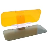 Pare-soleil de voiture 2 en 1 HD pour voiture - Anti-UV - Protection anti-reflets - Anti-éblouissement - Lunettes de rétroviseur pour lunettes de conduite