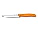Produktbild Victorinox SwissClassic Brötchenmesser Wurstmesser mit Wellenschliff Farbe Orange