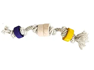 KSK Wooden Chewing Toy for Parrot Bird Cage Accessories for Medium African Grey, Cockatoos, Cockatiels, Sun Conure Size Bird(9