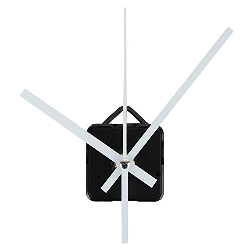 Quartz Wand Uhr Bewegung Mechanismus Reparatur Teile Kit Welle (Weiß)