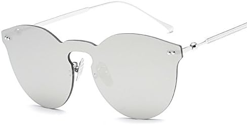 WHLDK Stylish Sunglasses Without Frame Twin Cat'S Eye Man And President General Sunglasses Silver Box White Mercury. Sunglasses