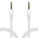 Produktbild Huawei G9 Plus Jack Male to Male M/M Flat Audio Cable Plug Stereo AUX Cord for PC iPod MP3 CAR ( White )