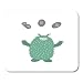 Produktbild Mouse Pads Boogie Afraid Nursery Kids Boo Podter with Grey Lettering and Green Color Cartoon Monster Happy Baby Man Mouse Pad 7.08 (Lx 8.66 (W) inch for Notebooks,Desktop Computers Office Supplies