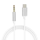 Mit diesem A / C-Kabel vom Typ C zu 3,5 mm können Sie Ihre Typ-C-Geräte problemlos an Autoradios, Heimstereogeräte, Lautsprecher, Kopfhörer oder jedes andere Gerät mit 3,5-mm-Standard-Audiobuchse oder Aux-In-Anschluss anschließen und bieten Ihnen die Freiheit, Musik zu hören