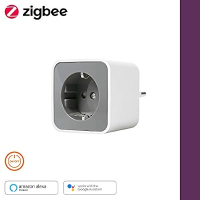 LEDVANCE Smart+ Prise Connectée | Blanc/Gris | Compatible avec Amazon Echo Plus, Echo Show et passerelle Philips HUE