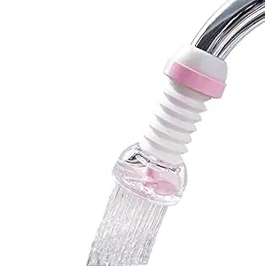 VRIZON 360 Degree Antispattering Water-Saving Extended Filter Kitchen Plastic Faucet/Pipe Hose Swivel Adjustable Nozzle Shower Head