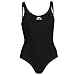 Price comparison product image Ladies SLAZENGER Support Swimsuit / Swimming Costume - Black - Size 14
