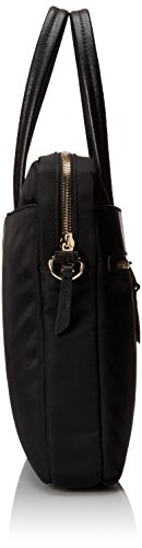 Knomo Hanover schlanke Laptop-Aktentasche (14 Zoll) – schwarz - 3